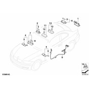 BMW Interior Light Rear - Genuine BMW 61316951252