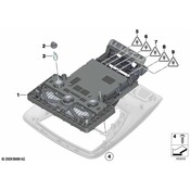 BMW Repair Kit Switch Cluster Roof - Genuine BMW 61319276230