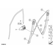 BMW Window Channel - Genuine BMW 51337305627