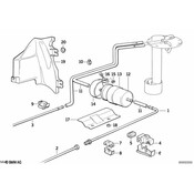 BMW Fuel Return Line - Genuine BMW 16121182418