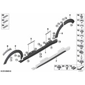 Mini Wheel Arch Molding - Genuine Mini 51777389367