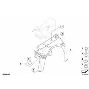 BMW Fuel Tank Bracket - Genuine BMW 16136768644