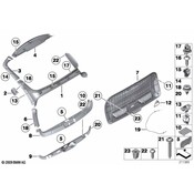 BMW Cover Lid (Black) - Genuine BMW 51497241785