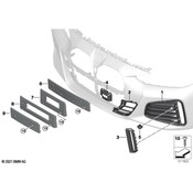 BMW Grille - Genuine BMW 51118081682