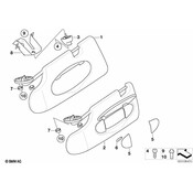 Mini Sun Visor Lamp - Genuine Mini 51167064715