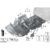 BMW Engine Oil Pan - Genuine BMW 11138580128