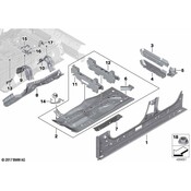 BMW Floor Pan Reinforcement - Genuine BMW 41007474612