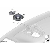 BMW Speaker - Genuine BMW 65132622517