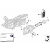 BMW Differential Drive Pinion Oil Deflector - Genuine BMW 31517589695