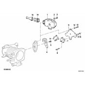 BMW Throttle Valve Switch - Genuine BMW 13631358473