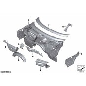 BMW Cowl Extension - Genuine BMW 41007224888