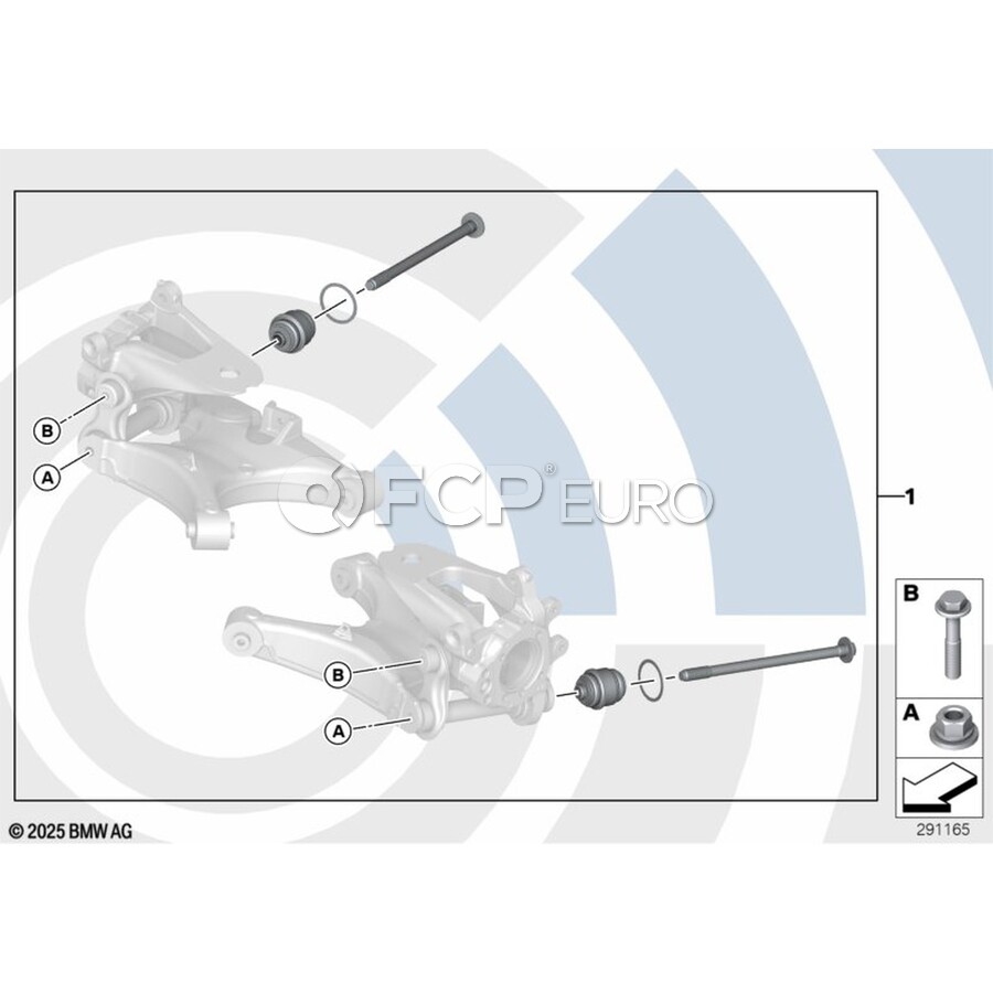 BMW Repair Kit Ball Joint (Value Line) - Genuine BMW 33322296222 | FCP Euro
