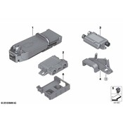BMW GPS Navigation Control Module Bracket - Genuine BMW 84109323875