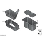 BMW Stowage Compartment Boot Right - Genuine BMW 51479163192