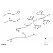 BMW Wiring Co-Drivers Side - Genuine BMW 61117009007