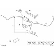 BMW Holder Actuating Unit - Genuine BMW 34436772102