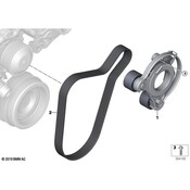 BMW Mechanical Belt Tensioner - Genuine BMW 11287634197