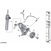 BMW Suspension Strut - Genuine BMW 31306886754