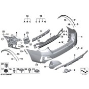 BMW Tow Eye Cap - Genuine BMW 51125A1DB04