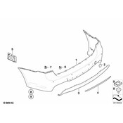 BMW Flap Towing Eye Primed - Genuine BMW 51128041135