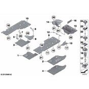 BMW Extension Underbody Paneling Left - Genuine BMW 51752991165
