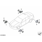 BMW Parking Aid Sensor - Genuine BMW 66209827034