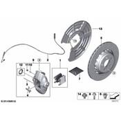 BMW Disc Brake Caliper - Genuine BMW 34218091281