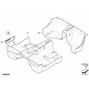 BMW Storage Net Footwell Front - Genuine BMW 51477116156