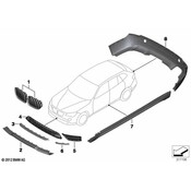 BMW Grid Centre (Sportline-Xline) - Genuine BMW 51117303753