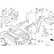 BMW Floor Extension - Genuine BMW 41118413226
