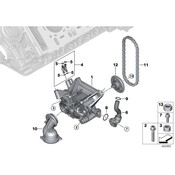 BMW Engine Oil Pump - Genuine BMW 11418601072
