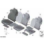 BMW Seat Cushion Pad - Genuine BMW 52107478180