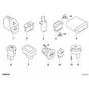 BMW Emergency Call Push-Button - Genuine BMW 61316918478