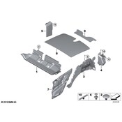BMW Sound Insulation Floor Rear - Genuine BMW 51487148497