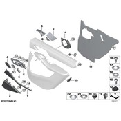BMW Interior Door Handle - Genuine BMW 51427454813