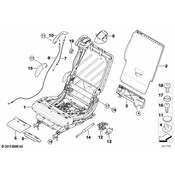 BMW Seat Trim Panel - Genuine BMW 52209120264