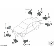 BMW Parking Aid Sensor - Genuine BMW 66209261606