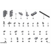 BMW Cable Holder Optical Fibre Strap - Genuine BMW 61136918703