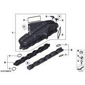 BMW Engine Intake Manifold Gasket - Genuine BMW 11617560996