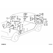 BMW Covering Right (Black) - Genuine BMW 65131384806