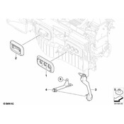 BMW Condensation-Water Hose Top Right - Genuine BMW 64119288174