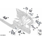 BMW Brake Hydraulic Line - Genuine BMW 41007284095
