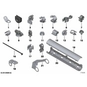 BMW Cable Holder - Genuine BMW 12521712900