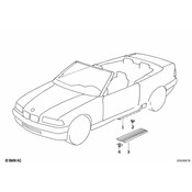 BMW Covering Front (Kohlefaser "M") - Genuine BMW 51472489749