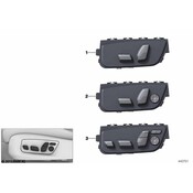 BMW Seat Switch Panel - Genuine BMW 61319460181