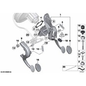MINI Pedal Assembly Wiht Brake Pedal - Genuine MINI 35106795831