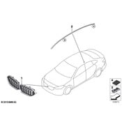 BMW Roof Insulator - Genuine BMW 51139879477