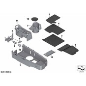 BMW Rubber Insert Drink Holder - Genuine BMW 51169227719