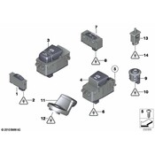 BMW Hotel Position Switch - Genuine BMW 61319253780
