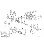 BMW Clamping Plate Right - Genuine BMW 51211913968